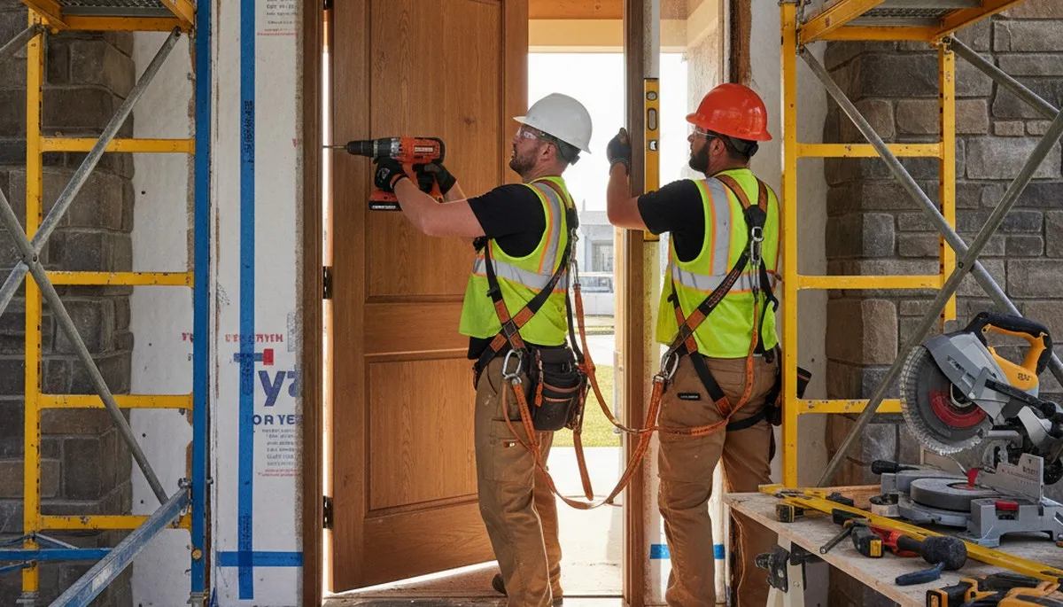 Buffalo, NY door installation for home exterior by FX Remodeling & Exteriors
