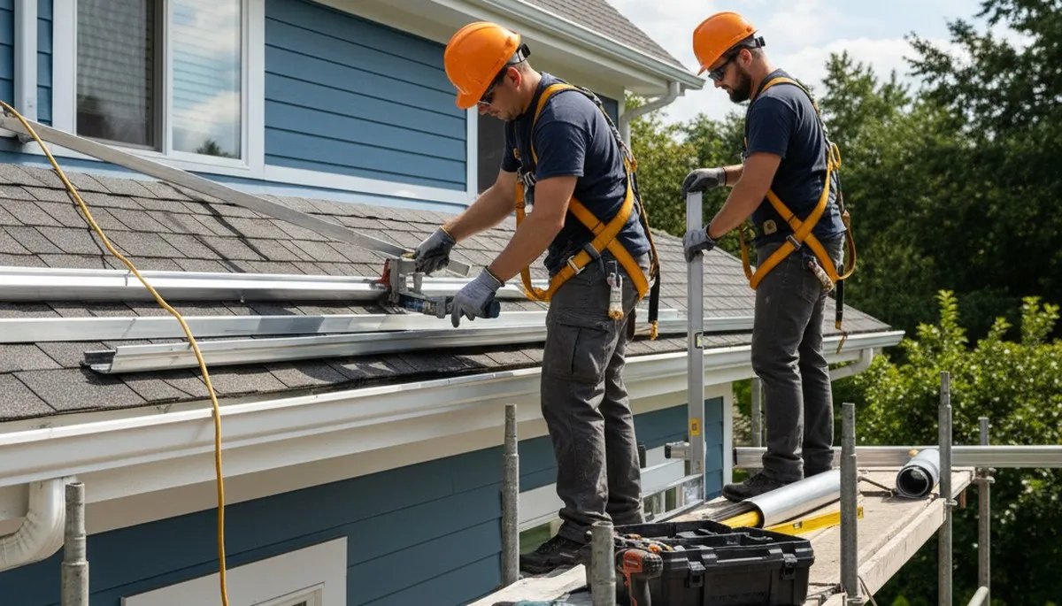Buffalo, NY gutter repair by FX Remodeling & Exteriors for leaks, sagging gutters, and storm damage