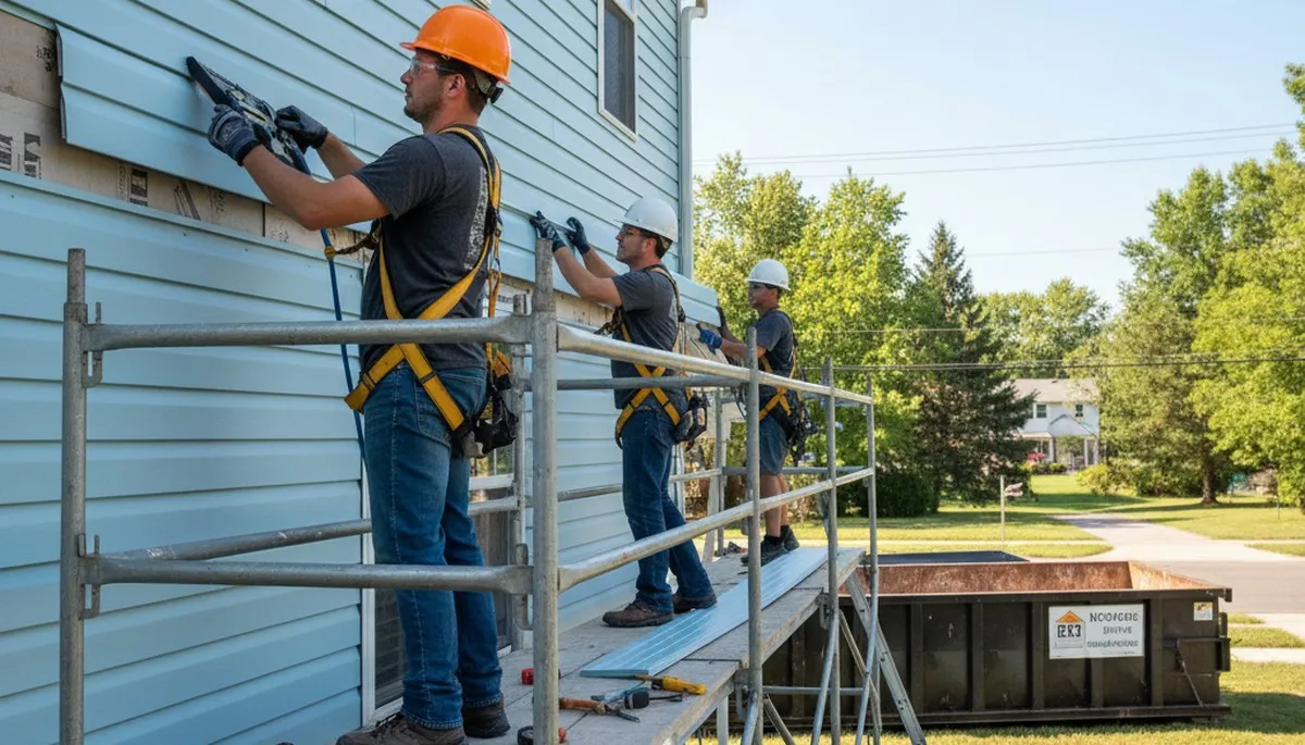 Vinyl siding installation in Buffalo, NY by FX Remodeling & Exteriors for weather-resistant home protection
